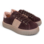 Sneaker donna Stokton brown banda 