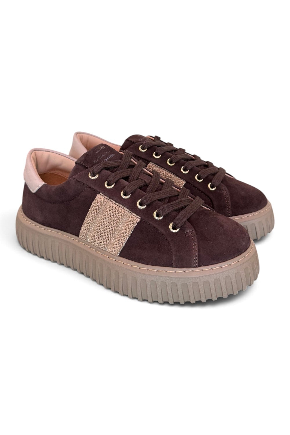 Sneaker donna Stokton brown banda 