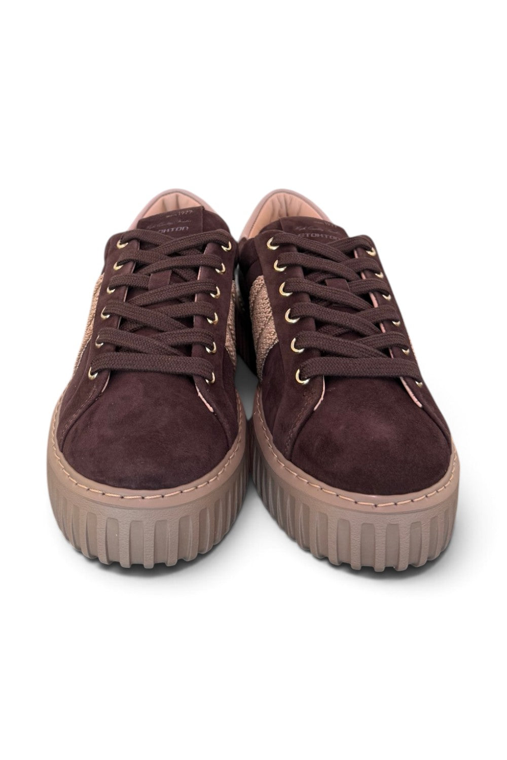 Sneaker donna Stokton brown banda 