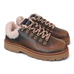 Allacciato pedula bassa donna Stokton Bravon brown<BR/> 