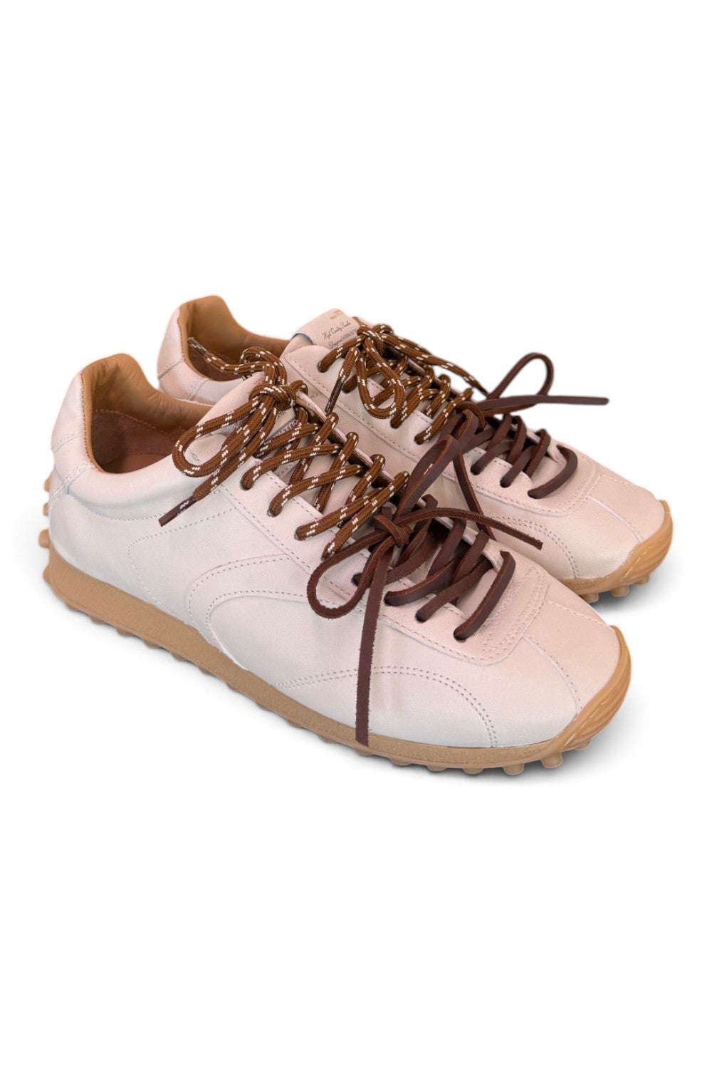 Sneaker donna Stokton Golito pelle panna 