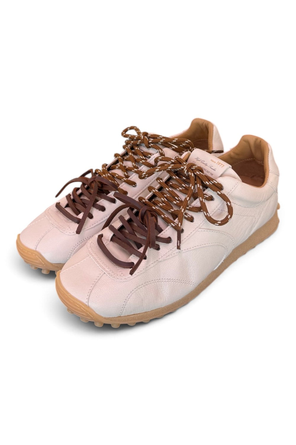 Sneaker donna Stokton Golito pelle panna 