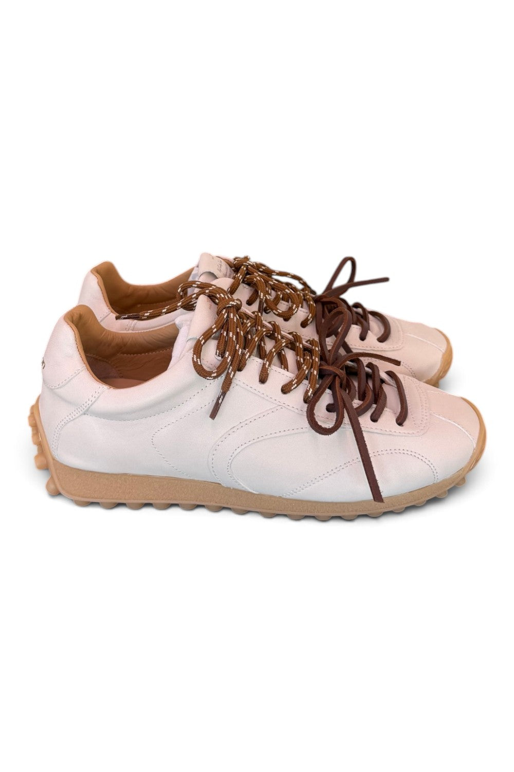 Sneaker donna Stokton Golito pelle panna 