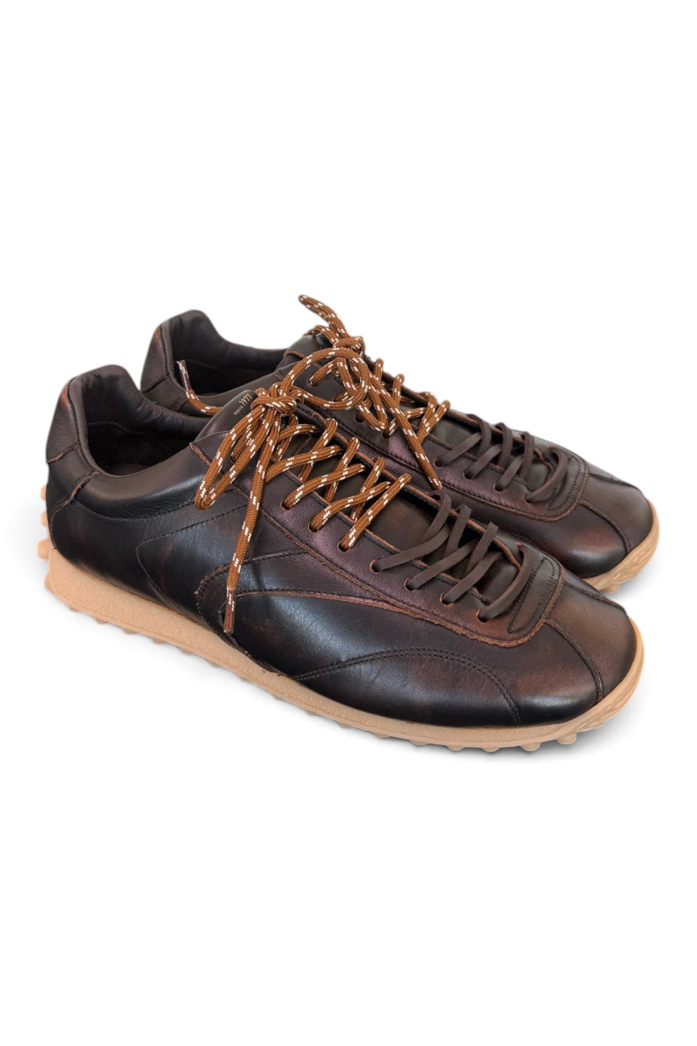 Sneaker uomo Stokton Golito pelle teak 