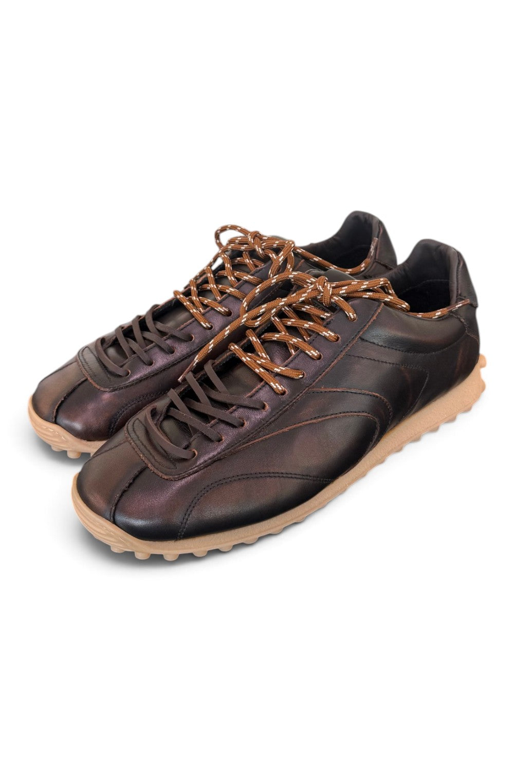 Sneaker uomo Stokton Golito pelle teak 