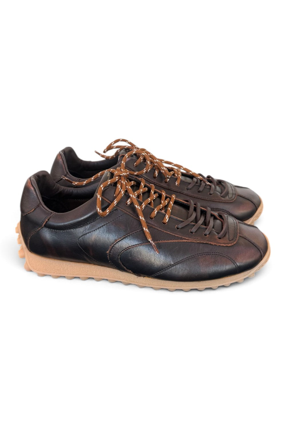 Sneaker uomo Stokton Golito pelle teak 