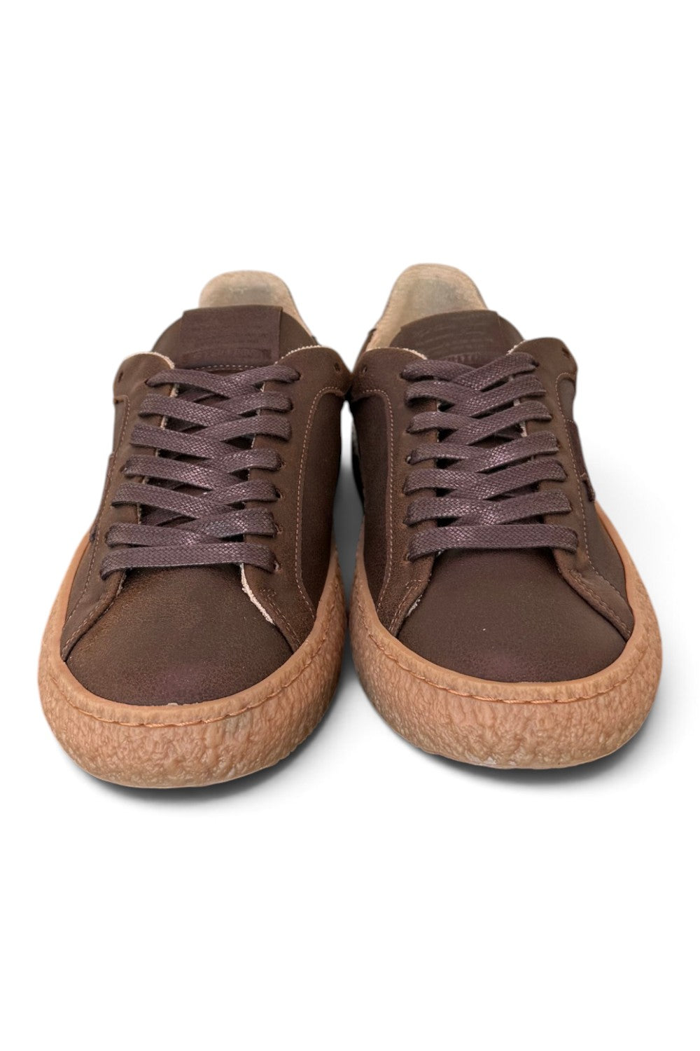 Sneaker uomo Stokton Power pelle dark brown 