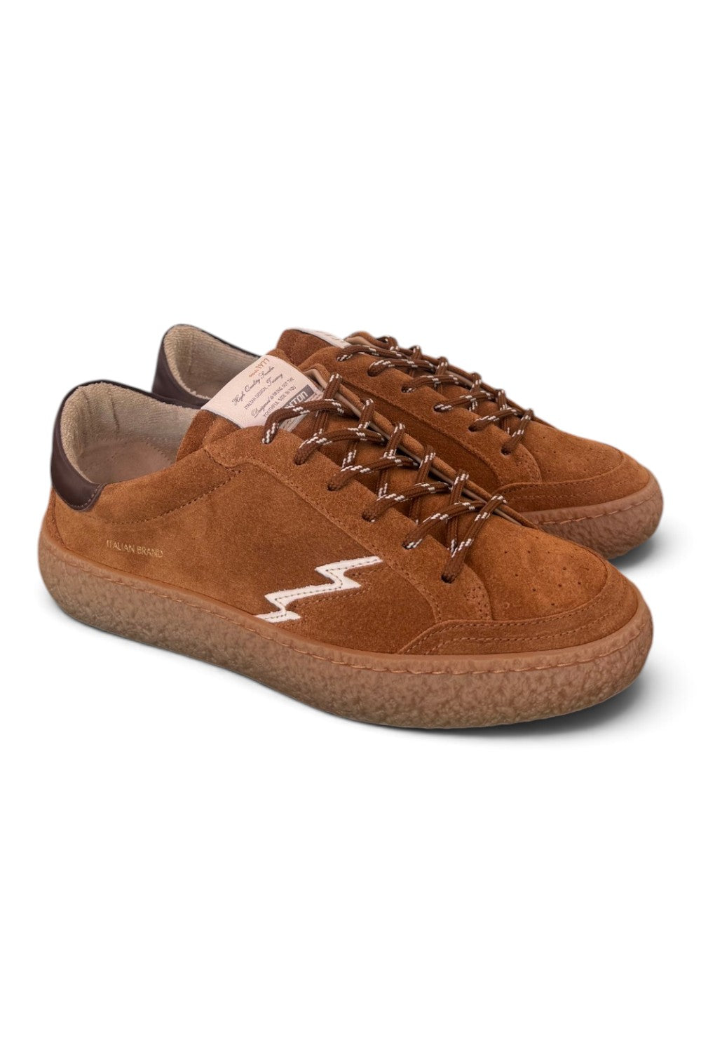Sneaker uomo Stokton Voltio suede cuoio 