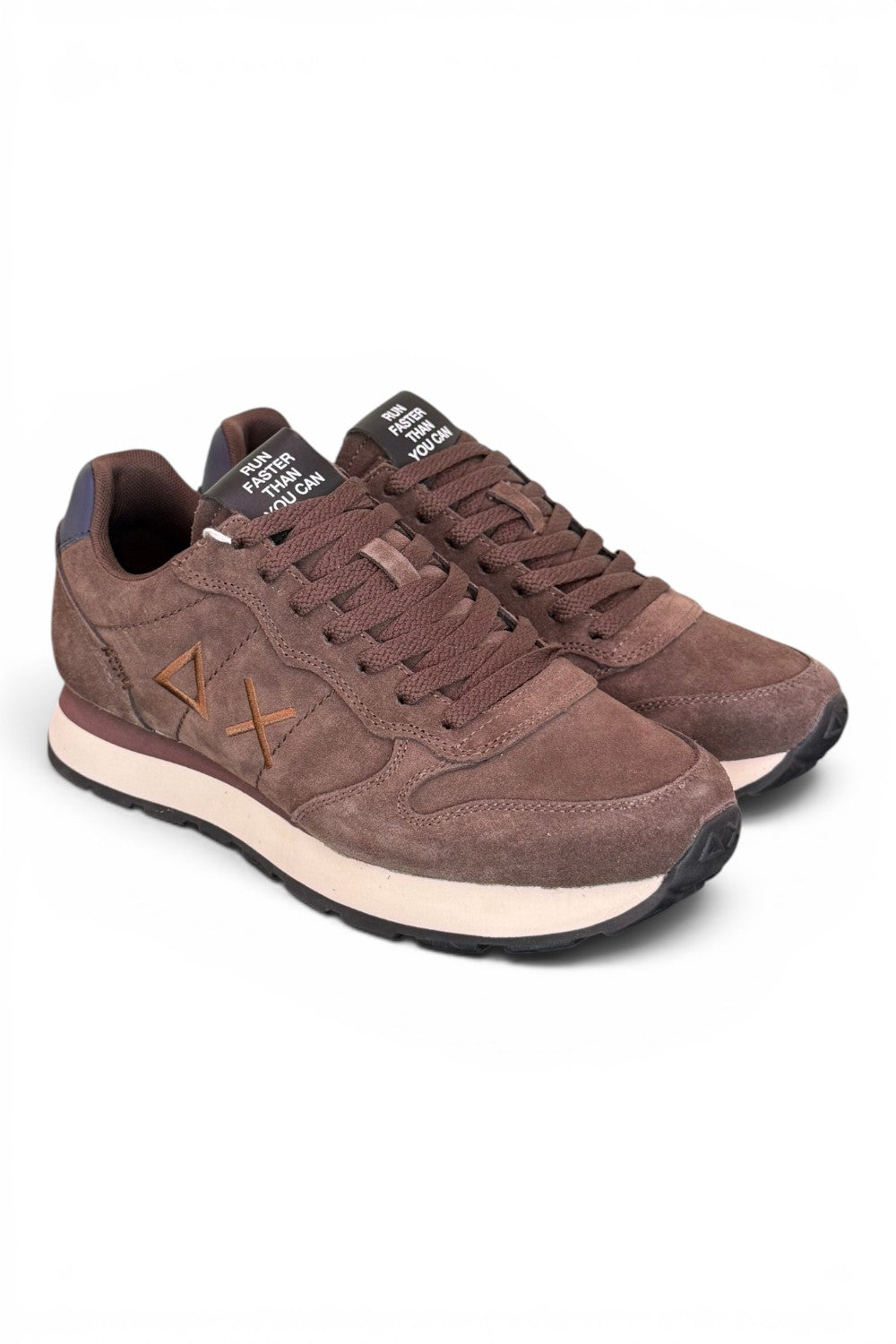 Sneaker uomo Sun68 Tom suede marrone 