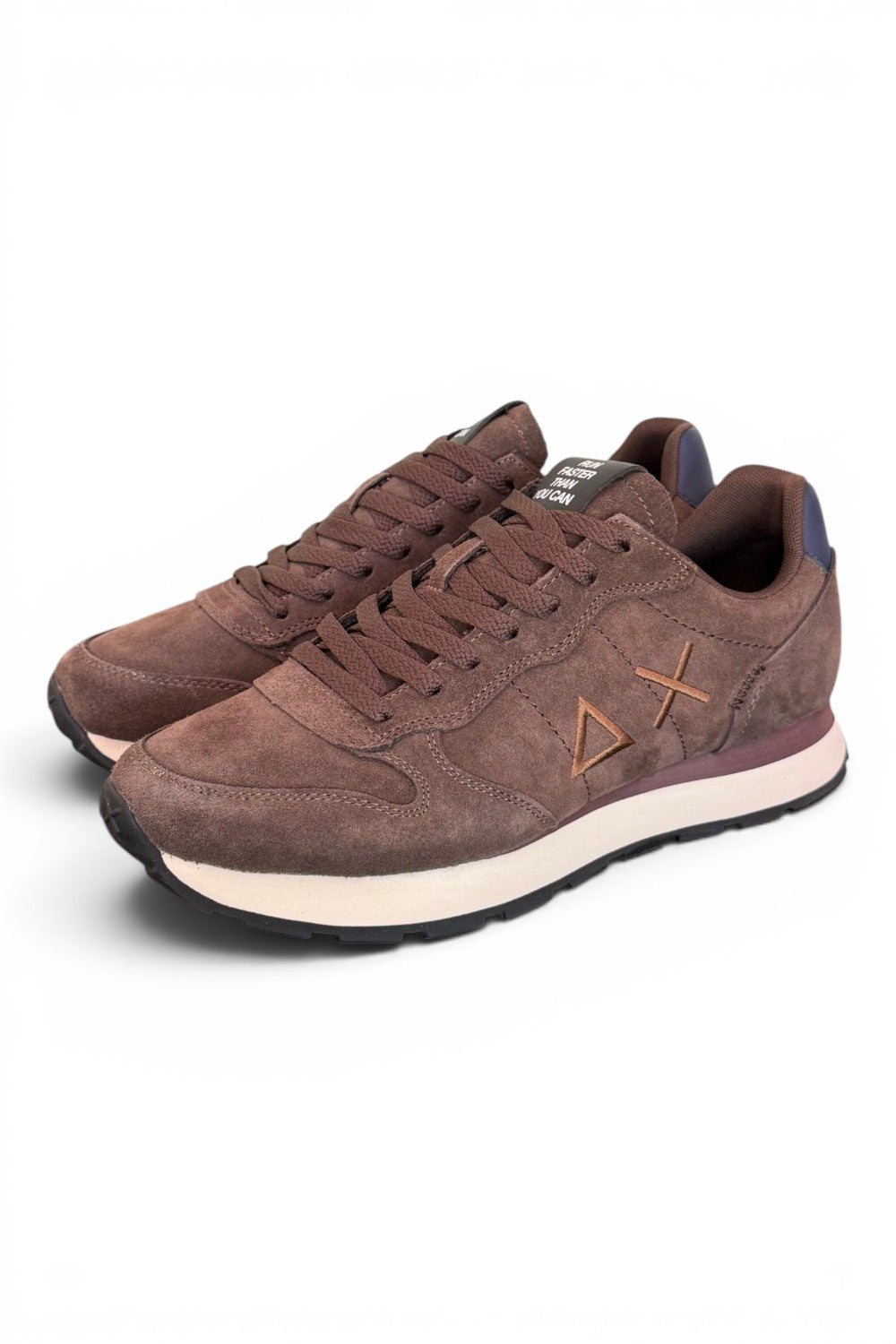 Sneaker uomo Sun68 Tom suede marrone 