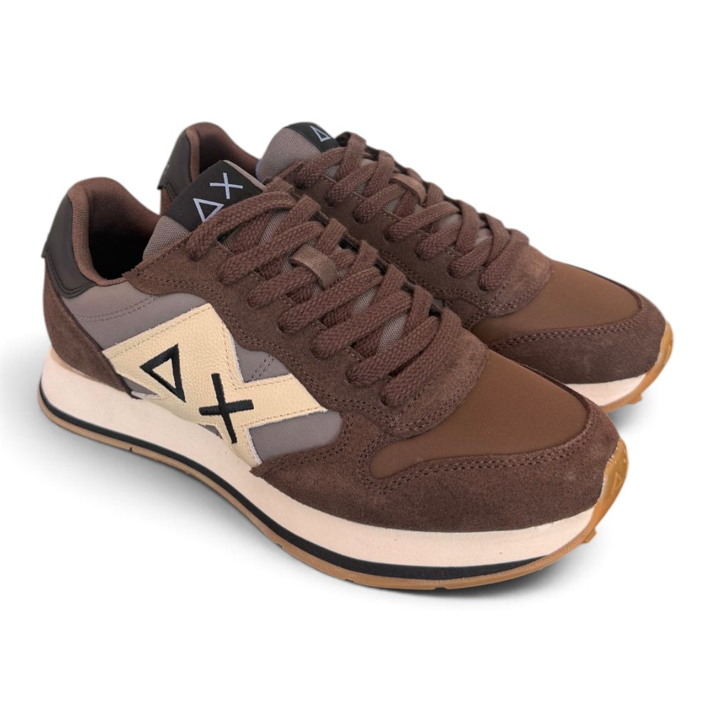Sneaker uomo Sun68 Jaki 2.0 marrone 