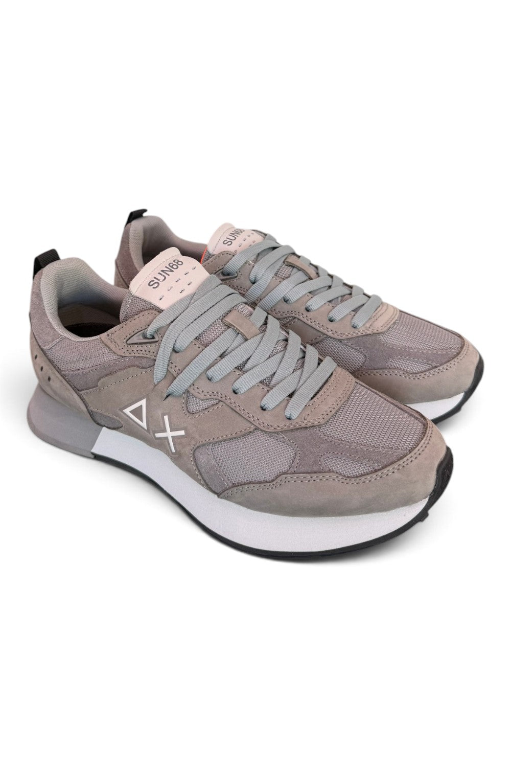 Sneaker uomo Sun68 Jaki 2.0 nabuk grigio 