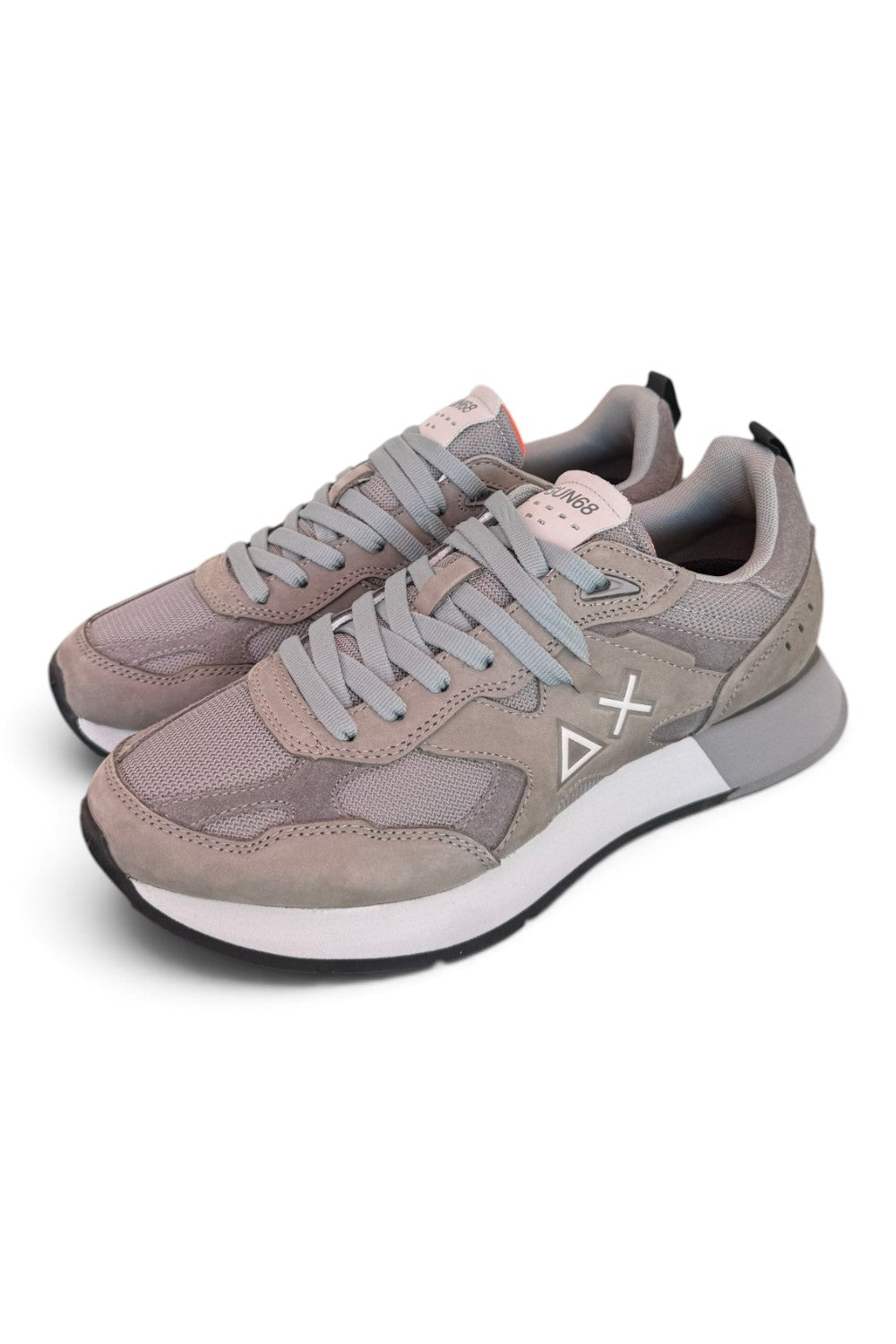 Sneaker uomo Sun68 Jaki 2.0 nabuk grigio 