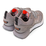 Sneaker uomo Sun68 Jaki 2.0 nabuk grigio 