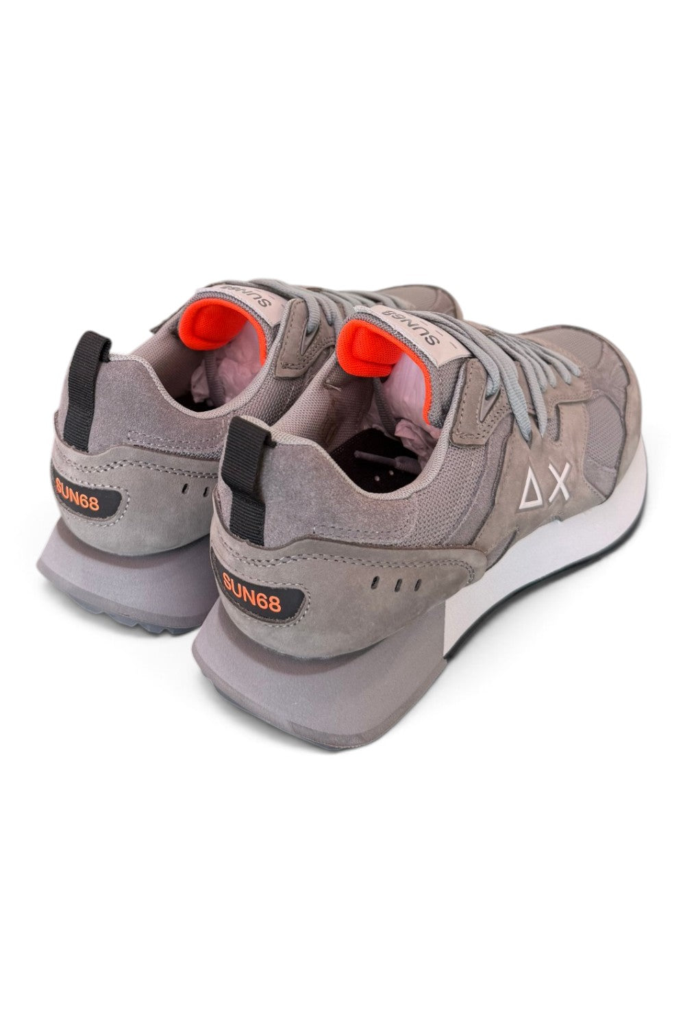 Sneaker uomo Sun68 Jaki 2.0 nabuk grigio 