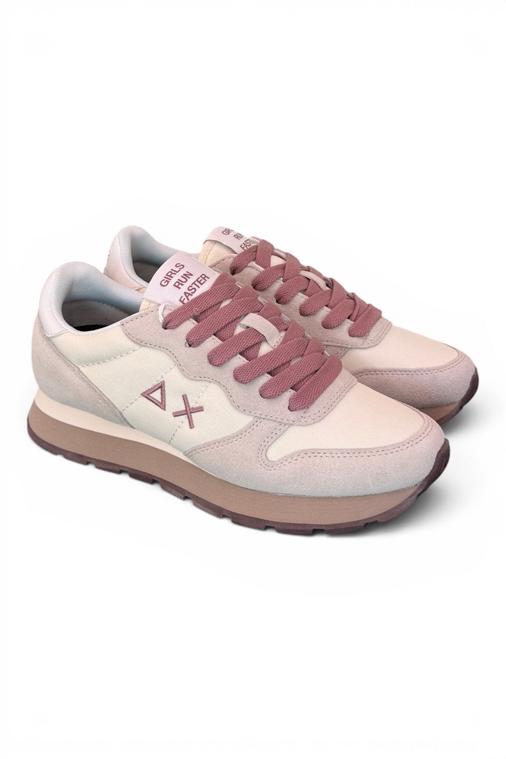 Sneaker donna Sun68 Ally Solid bianco panna 