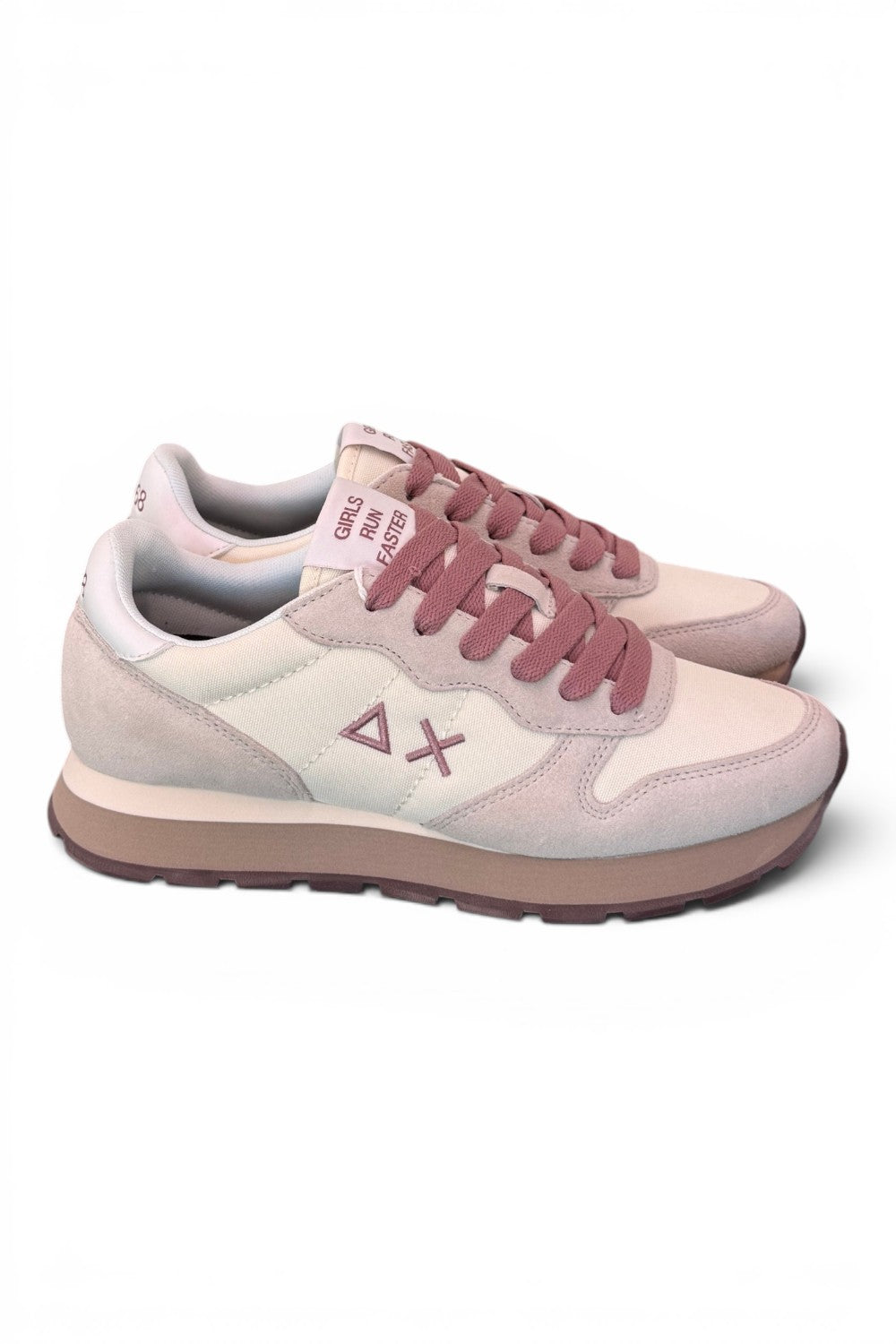 Sneaker donna Sun68 Ally Solid bianco panna 