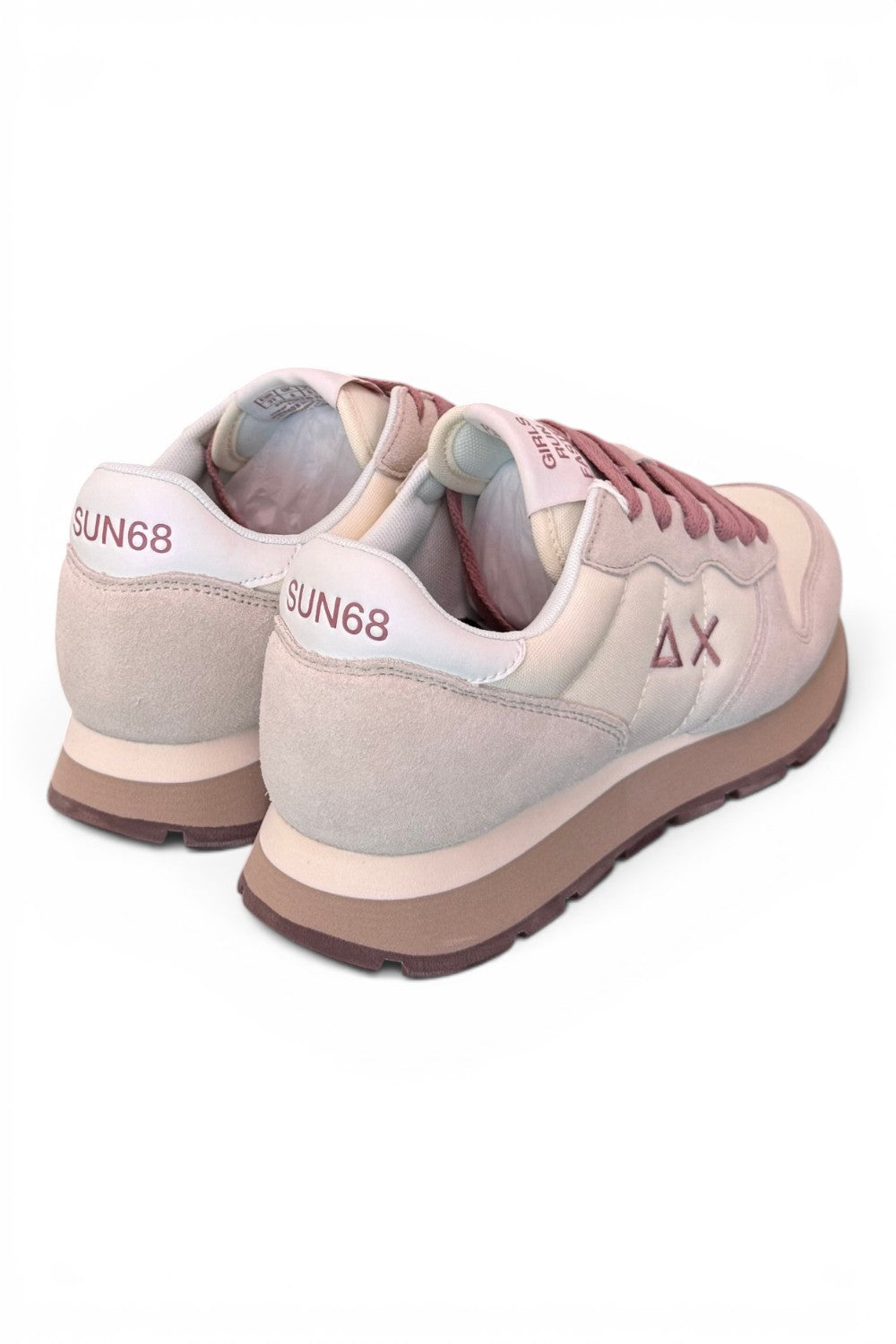 Sneaker donna Sun68 Ally Solid bianco panna 