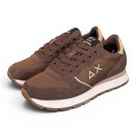 Sneaker donna Sun68 Ally gold marrone 