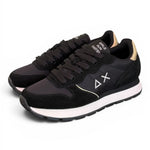 Sneaker donna Sun68 Ally gold nera 