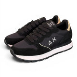 Sneaker donna Sun68 Ally gold nera 