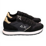 Sneaker donna Sun68 Ally gold nera 