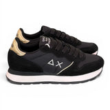 Sneaker donna Sun68 Ally gold nera 