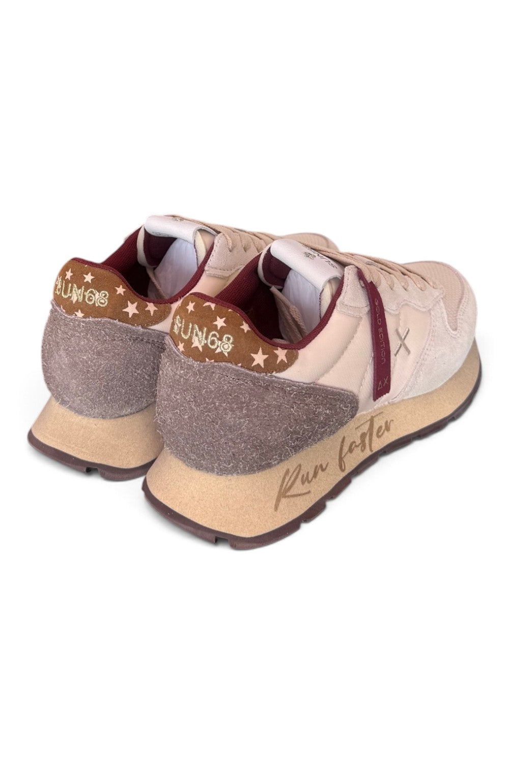 Sneaker donna Sun68 Ally vintage panna 