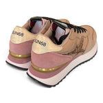 Sneaker donna Sun68 Stargirl strass beige 