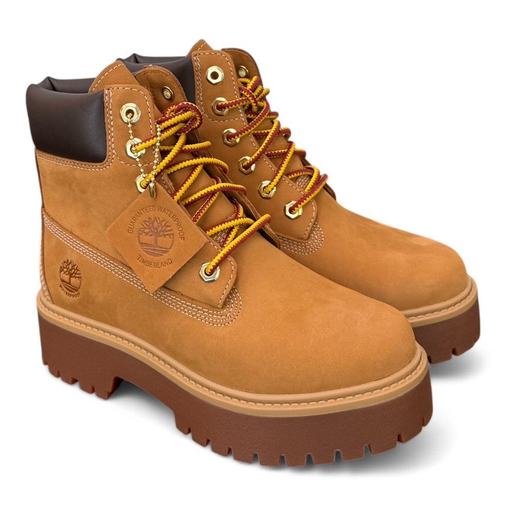 Anfibio Impermeabile con Plateau Stone Street 6-Inch da Donna in giallo 