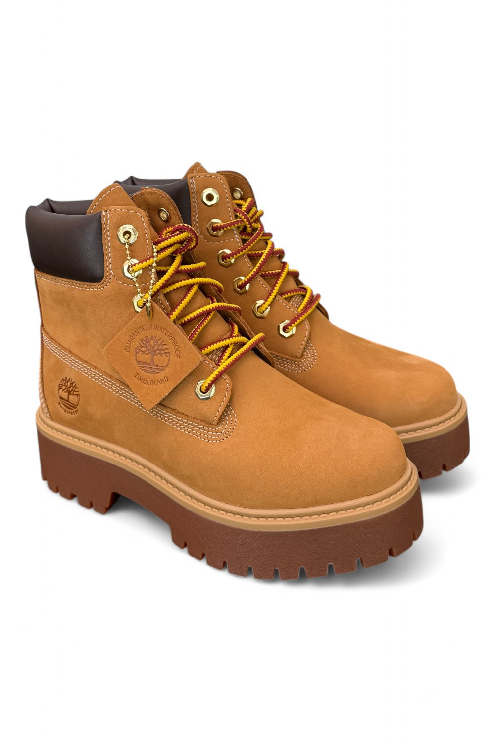 Anfibio Impermeabile con Plateau Stone Street 6-Inch da Donna in giallo 