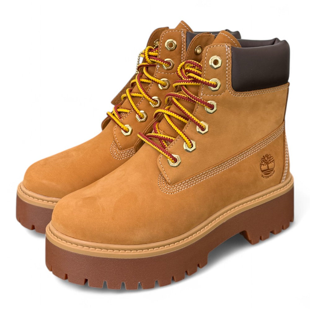 Anfibio Impermeabile con Plateau Stone Street 6-Inch da Donna in giallo 