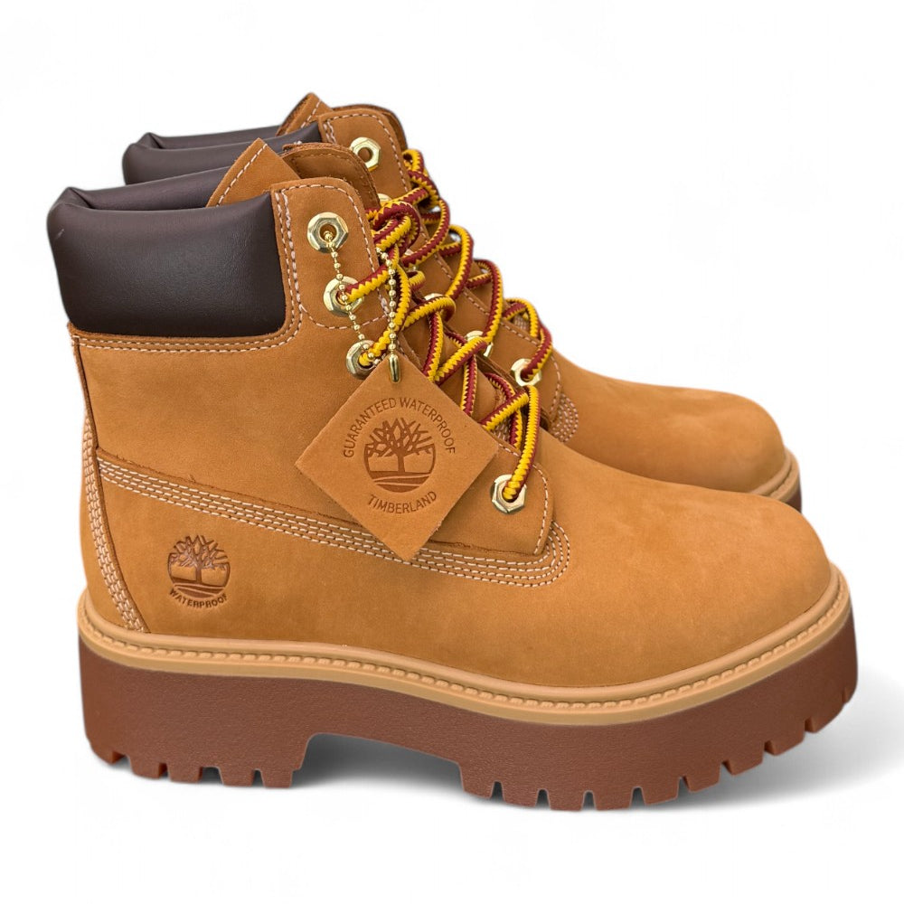 Anfibio Impermeabile con Plateau Stone Street 6-Inch da Donna in giallo 