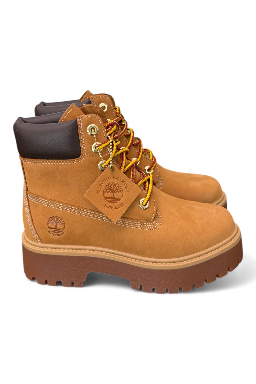 Anfibio Impermeabile con Plateau Stone Street 6-Inch da Donna in giallo 