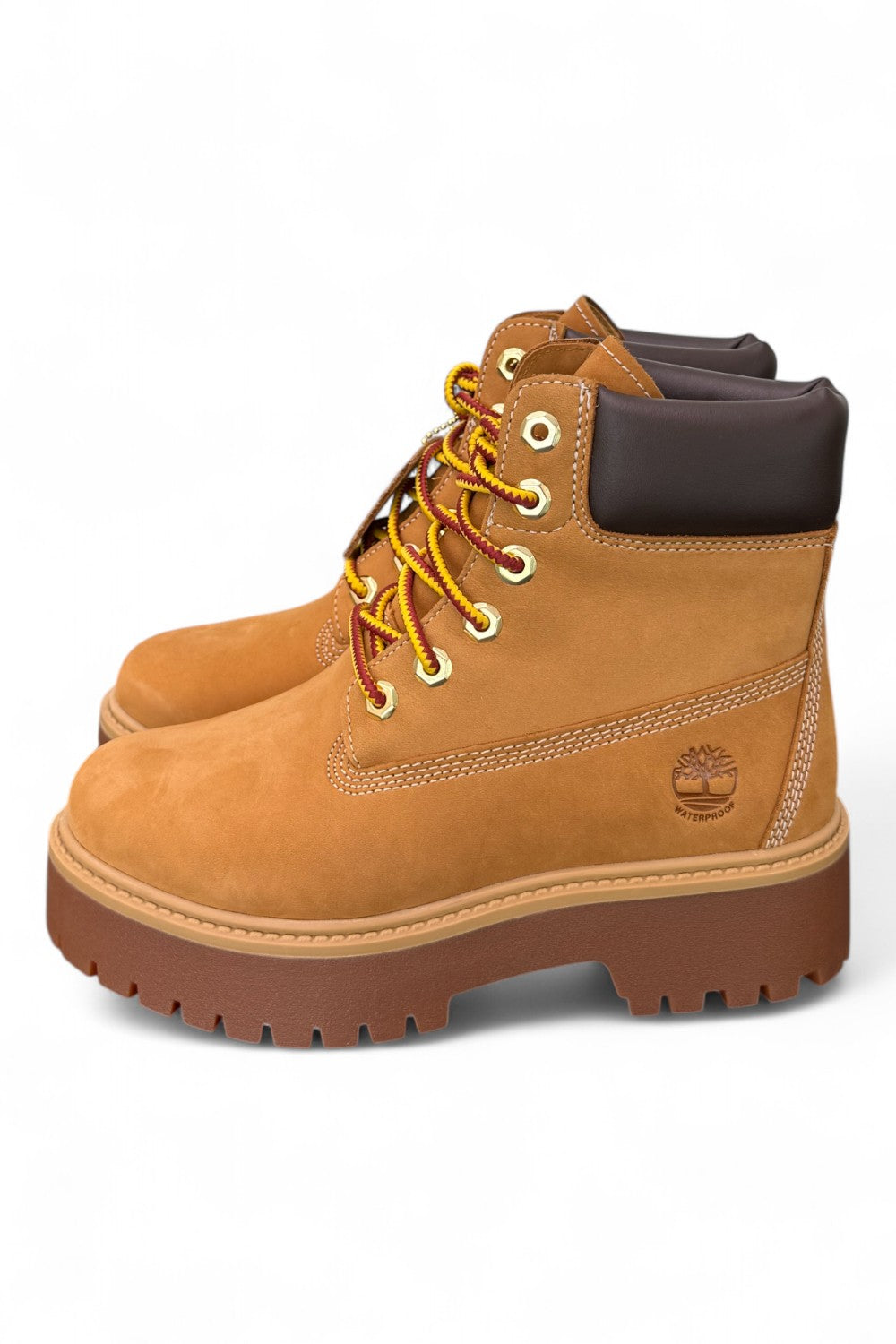 Anfibio Impermeabile con Plateau Stone Street 6-Inch da Donna in giallo 