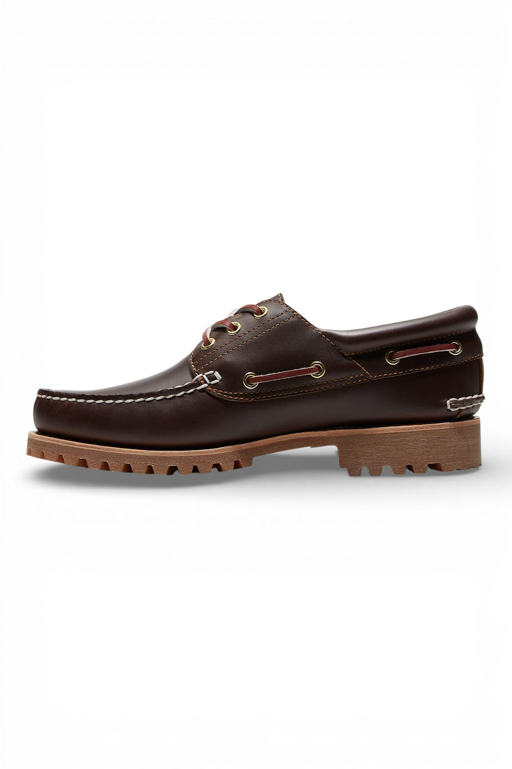 Scarpa Barca Timberland® Authentic 3-Eye Lug Handsewn marrone 