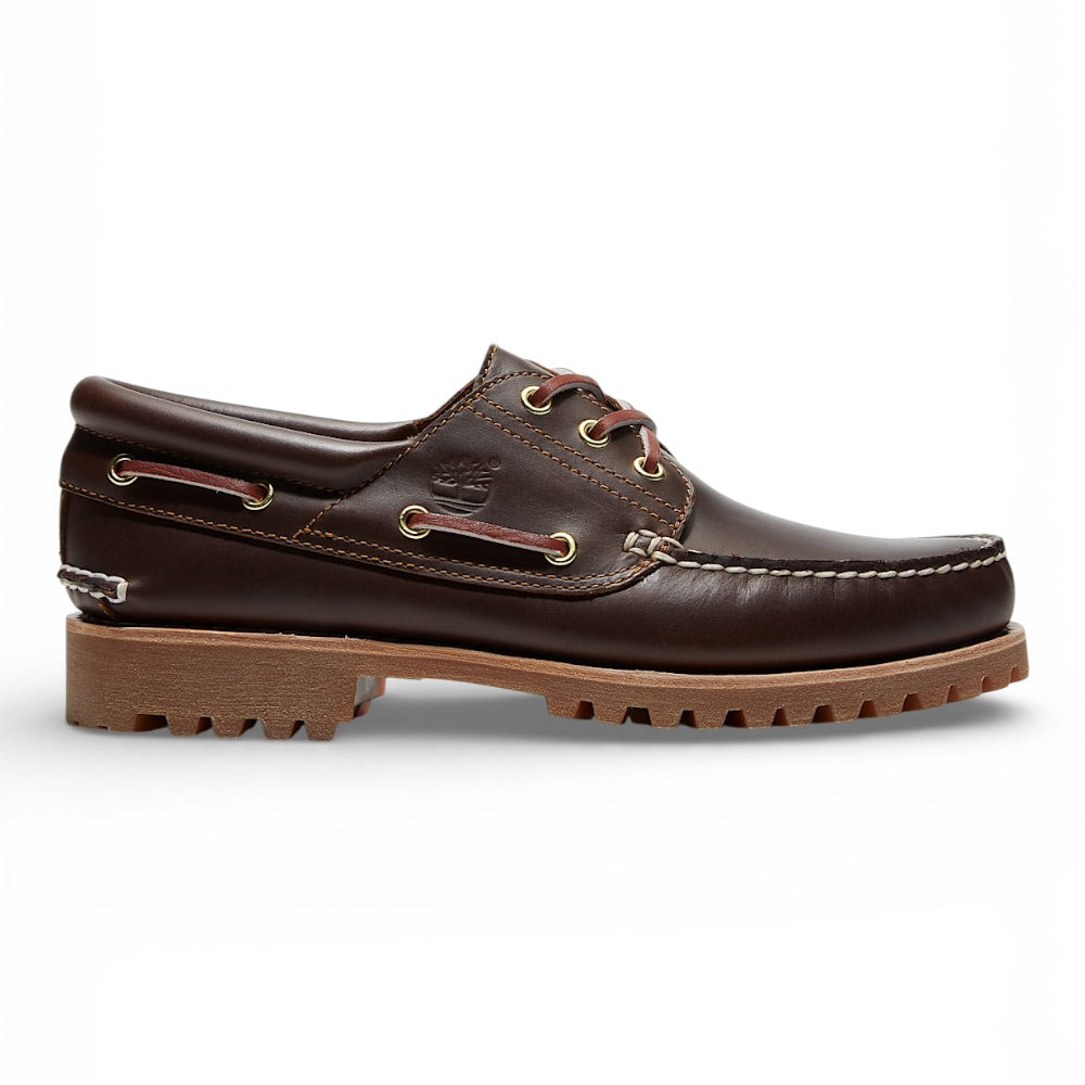 Scarpa Barca Timberland® Authentic 3-Eye Lug Handsewn marrone 