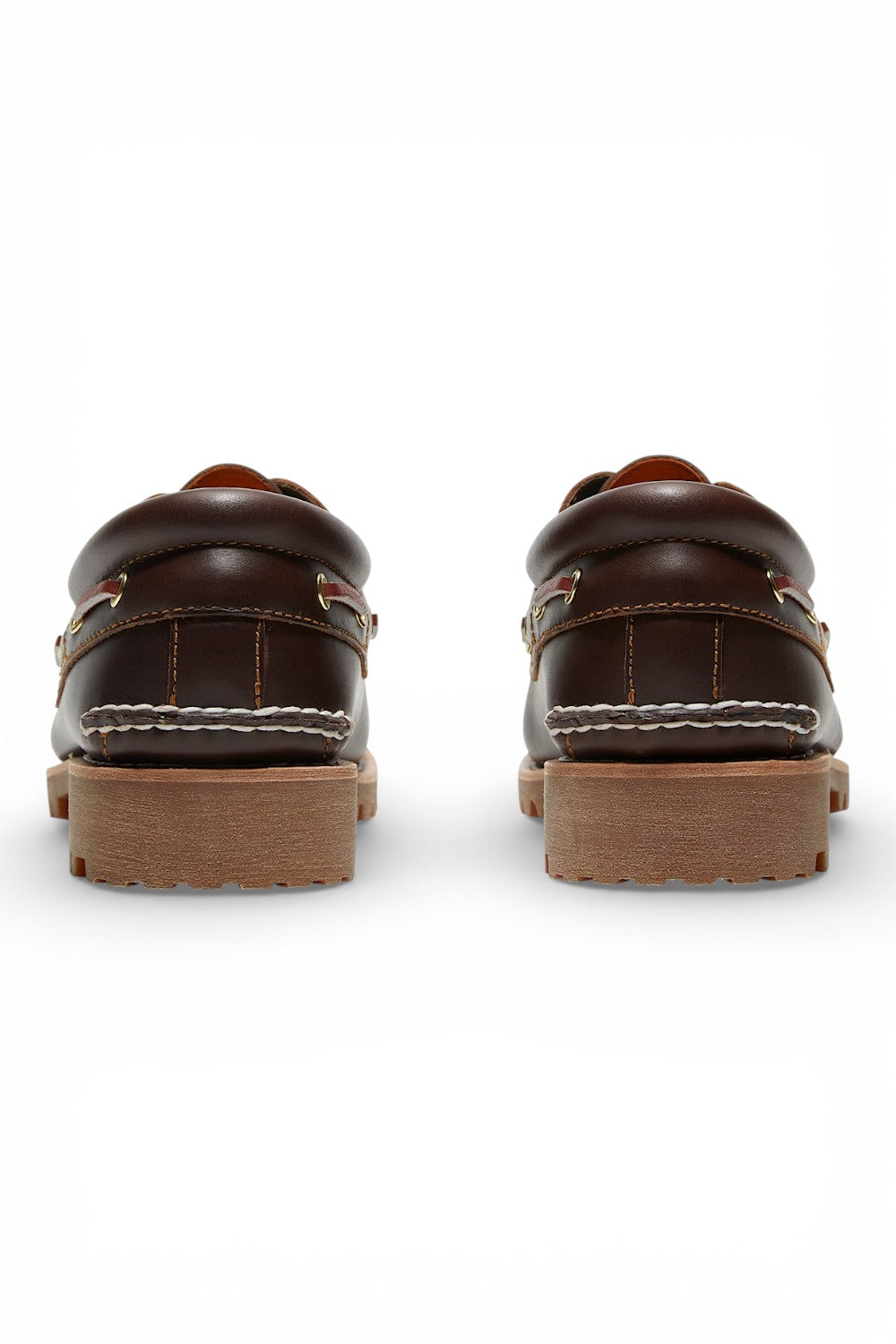 Scarpa Barca Timberland® Authentic 3-Eye Lug Handsewn marrone 