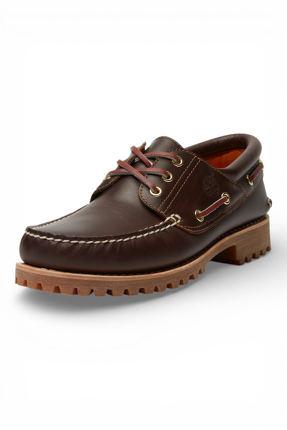 Scarpa Barca Timberland® Authentic 3-Eye Lug Handsewn marrone 