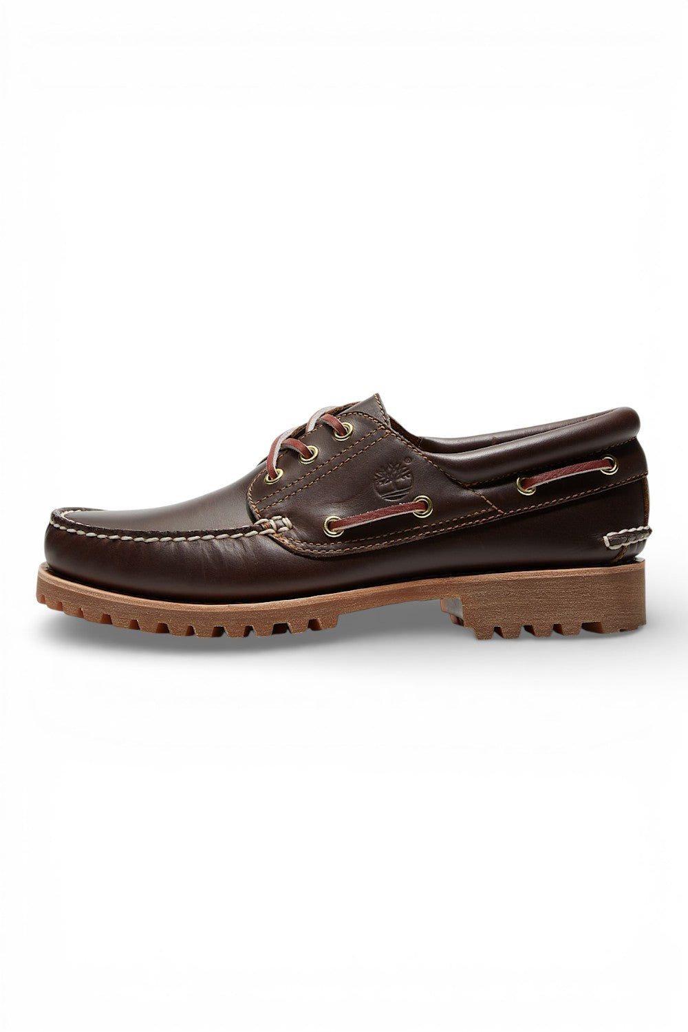 Scarpa Barca Timberland® Authentic 3-Eye Lug Handsewn marrone 