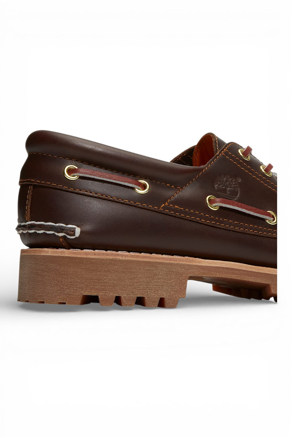 Scarpa Barca Timberland® Authentic 3-Eye Lug Handsewn marrone 