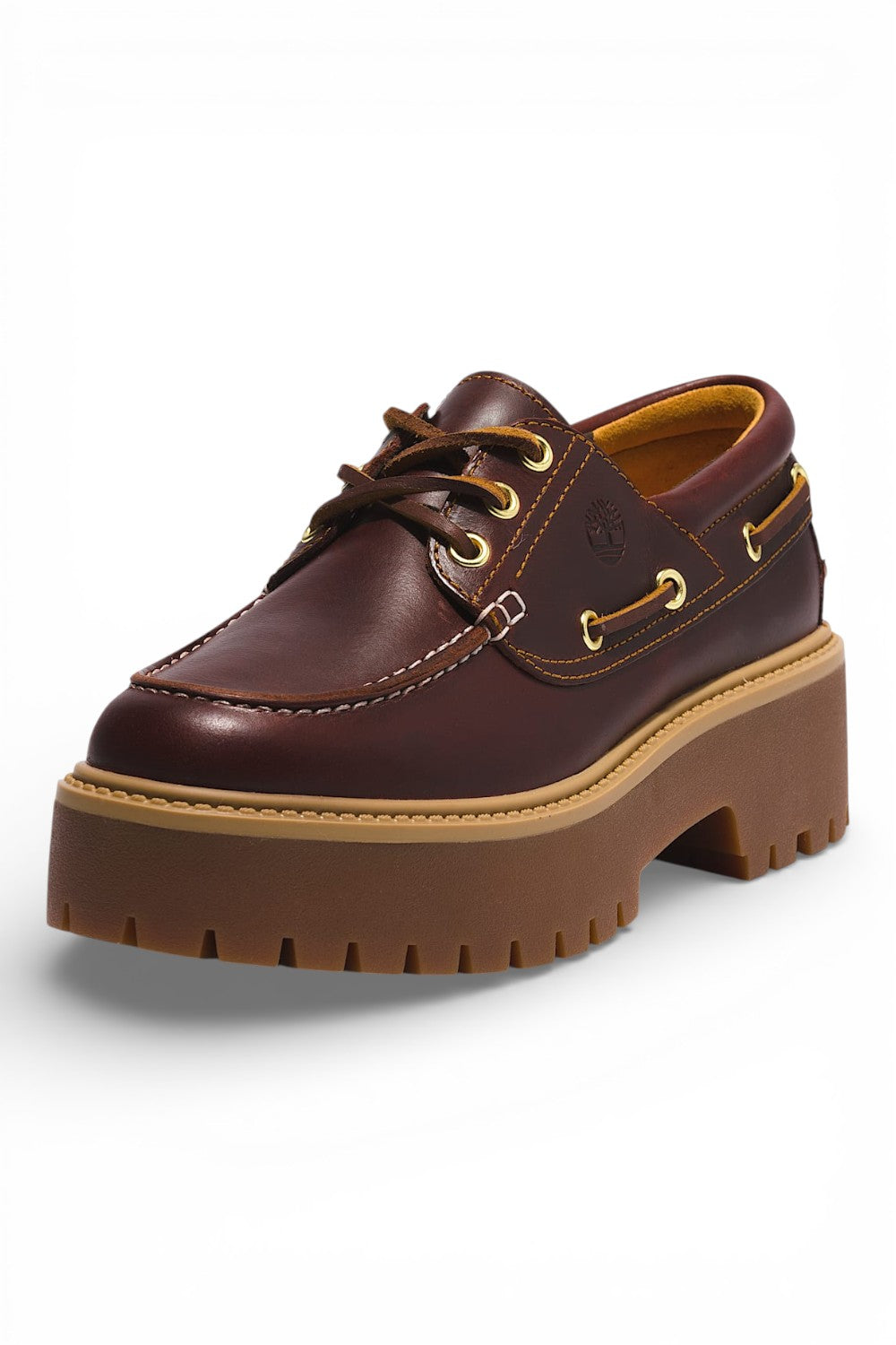 Scarpa Barca Plateau Stone Street Donna bordeaux 