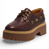 Scarpa Barca Plateau Stone Street Donna bordeaux 