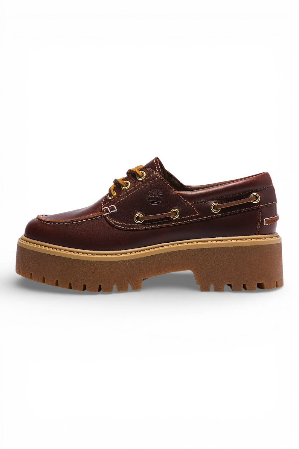 Scarpa Barca Plateau Stone Street Donna bordeaux 