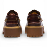 Scarpa Barca Plateau Stone Street Donna bordeaux 