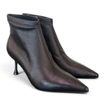 Stivaletto ecopelle nero tacco 70 Uma Parker 