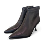 Stivaletto ecopelle nero tacco 70 Uma Parker 
