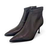 Stivaletto ecopelle nero tacco 70 Uma Parker 