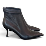 Stivaletto ecopelle nero tacco 70 Uma Parker 