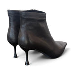 Stivaletto ecopelle nero tacco 70 Uma Parker 